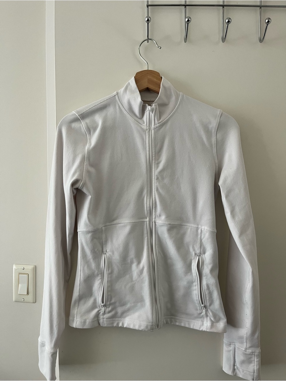 TNA Women’s White Full-Zip Active Jacket
